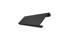 Ламель лицевая 100 забора жалюзи Texas 0,45 PE-Double RAL 7016 антрацитово-серый