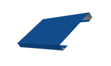 Ламель лицевая 150 забора жалюзи Texas 0,45 PE RAL 5005 сигнальный синий