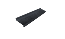 Отлив простой 100 0,45 Print Premium Grey Wood TwinColor (2м)