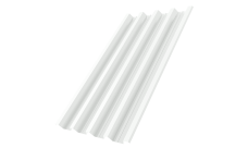 Профнастил Н60R v01 0,8 PE RAL 9003 сигнальный белый