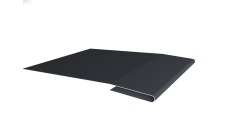 Планка начальная Grand Line 0,5 Velur X RAL 7024 мокрый асфальт (2м)