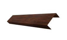 Ламель обратная 50 забора жалюзи Texas 0,45 Print-double Premium Cherry Wood Dark F