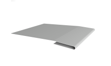 Планка начальная Grand Line 0,45 Drap TX RAL 7047 телегрей 4 (3м)