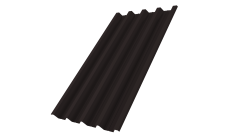 Профнастил Н60R v01 Grand Line 0,5 Satin Matt RAL 9005 черный