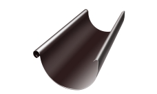 Желоб полукруглый Grand Line PU 125 мм 3 м RAL 8017 шоколад