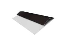 Планка стартово-финишная Экобрус Grand Line 0,5 PurPro Matt 275 RAL 9005 черный (3м)