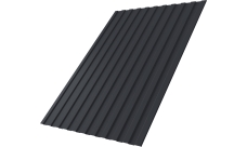 Профнастил С8A v01 Grand Line 0,5 Satin RAL 7024 мокрый асфальт