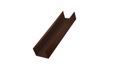 Стойка для забора жалюзи Milan,Tokyo Grand Line 0,45 Print Elite Choco Wood TwinColor (2м)