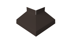 Угол отлива внешний 70 Grand Line 0,45 PE-Double с пленкой RR 32 темно-коричневый