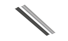 Планка Вака Braas RAL7030 серый/RAL7016 черный 2м