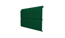 Софит ЭкоБрус 0,345 Grand Line с перфорацией 0,45 PE с пленкой RAL 6005 зеленый мох