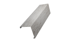 Декоративная накладка на столб универсальная угловая 60х60 для забора жалюзи 0,45 Print Elite Snow Wood TwinColor (2,5м)