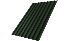 Профнастил С20B Grand Line 0,5 Satin Matt TX RAL 6020 хромовая зелень