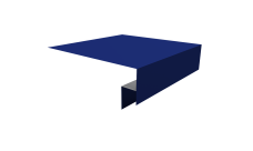 Планка околооконная сложная Блок-Хаус новый 250х50х27 Grand Line 0,45 ПЭ с пленкой RAL 5002 ультрамариново-синий (2м)