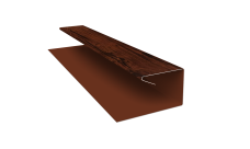 Планка П-образная завершающая сложная Корабельная Доска Grand Line 0,45 Print Elite Cherry Wood TwinColor (2м)