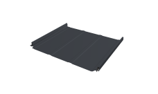 Кликфальц Pro Line Grand Line 0,5 PurPro Matt 275 с пленкой на замках RAL 7024 мокрый асфальт