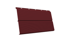 ЭкоБрус 0,345 Gofr Grand Line 0,45 Drap с пленкой RAL 3005 красное вино