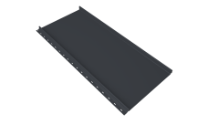 Кликфальц mini Grand Line 0,45 Drap TX с пленкой на замках RAL 7024 мокрый асфальт