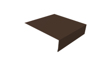 Планка околооконная простая 200х75 0,5 PurPro Matt 275 RAL 8017 шоколад (2м)