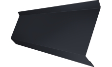 Планка примыкания в штробу 60 Grand Line 0,45 Drap TR RAL 7024 мокрый асфальт (2м)