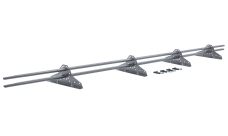 Снегозадержатель трубчатый Grand Line RAL 9006 3м