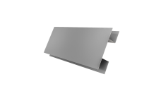 Планка H-образная стыковочная сложная Grand Line 0,45 Drap RAL 7004 сигнальный серый (2м)