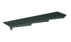 Примыкание резное левое Gerard цвет 481 (1,2м)