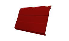 Софит Вертикаль 0,2 prof Grand Line 0,45 PE RAL 3011 коричнево-красный