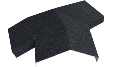 Конек Y-образный треугольный Gerard Eleganta 130 30-45 пластиковый черный