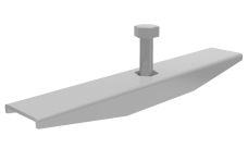 Крепеж стальной Gidrolica для лотка водоотводного пластикового DN150(с болтом 10х50)(118ст)
