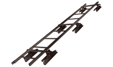 Лестница кровельная под фальц RAL 8017 (3м)