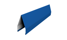 Ламель забора жалюзи Tokyo new 0,5 Satin с пленкой RAL 5005 сигнальный синий