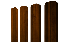 Штакетник М-образный A фигурный 0,45 Print-Double Premium Golden Wood Intense F