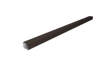 Труба гофрированная Vortex Lite Matt 76х102х3000мм RR 32 темно-коричневый