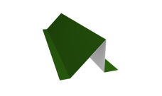 Планка снегозадержания малая 0,45 PE с пленкой RAL 6002 лиственно-зеленый (2м)