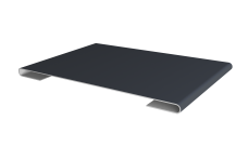 Планка стыковочная 0,5 PurPro с пленкой RAL 7024 мокрый асфальт (2м)