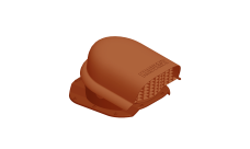 Вентиль кровельный Krovent KTV-Cascade красно-коричневый