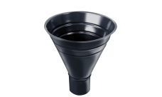 Воронка водосборная большая GL PU 250/90 мм RAL 7024 мокрый асфальт