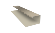 Планка П-образная Экобрус Grand Line 0,45 Print Elite Milky Wood TwinColor (3м)