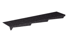 Примыкание к стене резное левое Gerard Eleganta 320 (сталь), черный