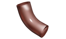 Колено 60 град GL PU 90 мм RAL 8004 терракота