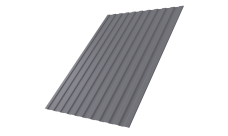 Профнастил С8A v01 0,45 PE lite с пленкой RAL 7004 сигнальный серый