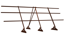 Ограждение кровельное Grand Line 1,2х3 RR 29