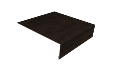 Планка лобовая/околооконная простая 190х50 Grand Line 0,45 Print-Double Elite Antique Wood (3м)