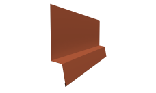 Планка начальная фальц 0,45 Drap ST RAL 8004 терракота (2м)