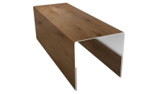 Планка П-образная заборная 20 0,45 Print Premium Pine Wood Fresh (3м)