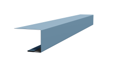 Планка завершающая для Кликфальц Pro 0,45 Drap TX RAL 5024 пастельно-синий (2м)