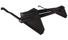 Снегозадержатель трубчатый для натуральной черепицы Стандарт RR 32 1м (профиль до 50мм)