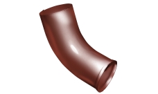 Колено стока GL PU 90 мм RAL 8004 терракота