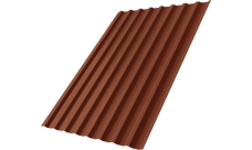Профнастил С20B Grand Line 0,45 ПЭ RAL 8004 терракота